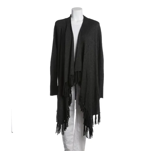 Cardigan, in Grigio, Cachemire, Fiore