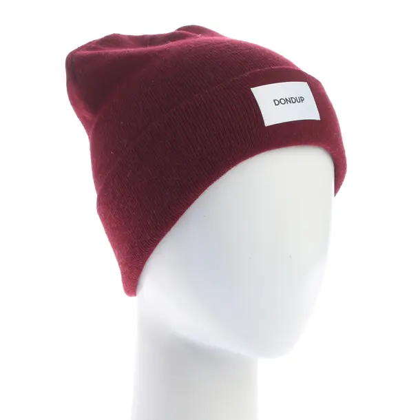 Beanie, in Bordeaux, Wool, Dondup