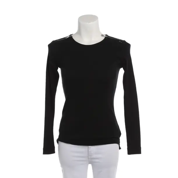 Long Sleeve Shirt in Black, Cotton, Lauren Ralph Lauren