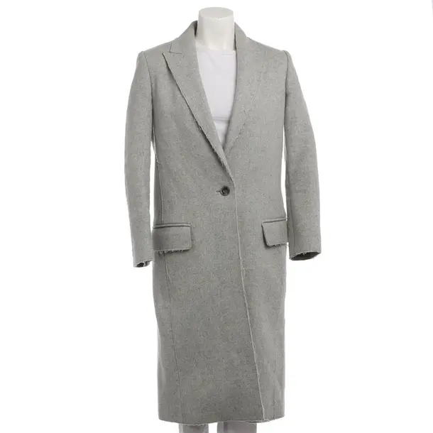 Mid-Season Coat in Gray, Wool, Hugo Boss Red Label
