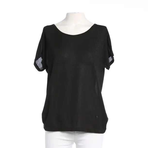 Shirt, in Black, Viscose, Mos Mosh