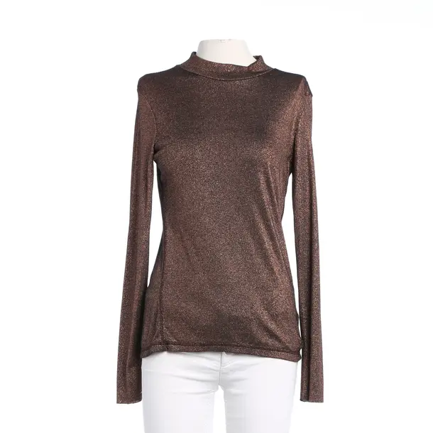 Long Sleeve Shirt, in Brown, Polyester, Mos Mosh