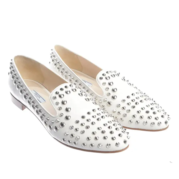 Loafers in Weiß, , Prada