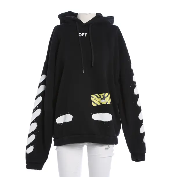 Hoodie, in Dunkelgrau, Baumwolle, Off-White