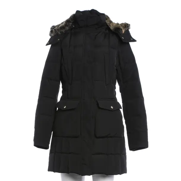 Winter Coat, in Black, Cotton, Woolrich