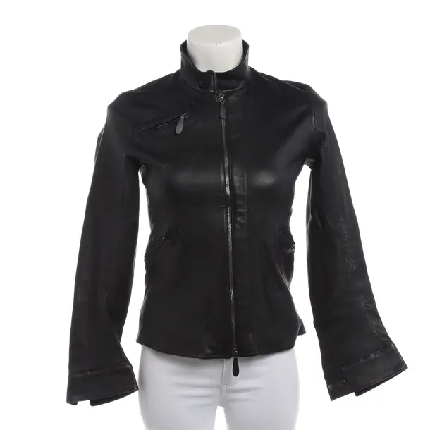 LeatherJacket, in Black, Leather, Jil Sander