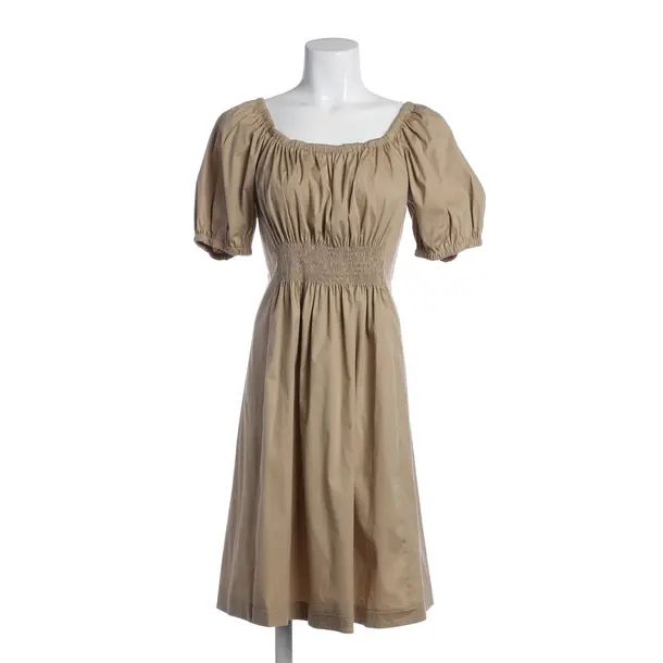 Kleid in Braun, Baumwolle, Prada Linea Rossa