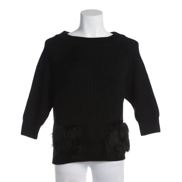 Pullover in Schwarz, Wolle, Prada Linea Rossa