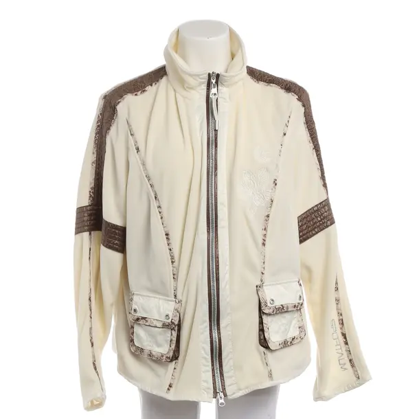 Fleece Jacket in White, Polyester, Sportalm
