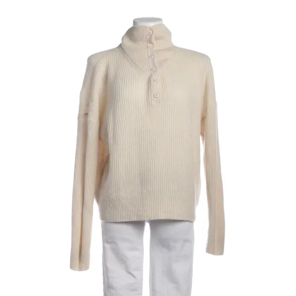 Maglione, in Crema, Lana, 360cashmere