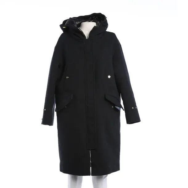 Winter Coat in Black, Cotton, Herno