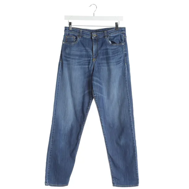 Slim Fit Jeans in Blue, Cotton, Emporio Armani