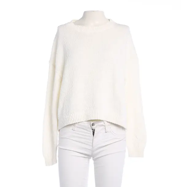 Jumper in White, Cotton, Marc O'Polo Denim