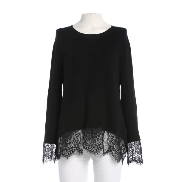 Maglione, in Nero, Viscosa, Steffen Schraut