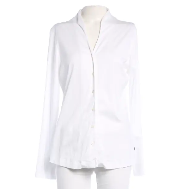 Blouse, in White, Cotton, Van Laack