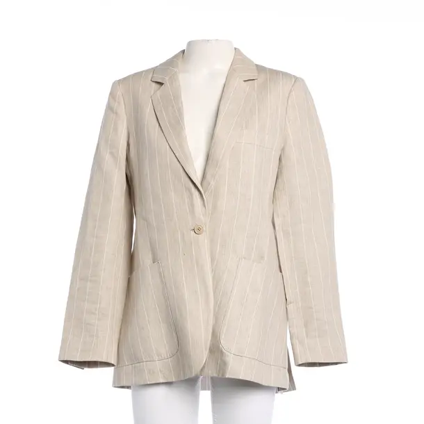 Blazer, in Beige, Leinen, Max Mara