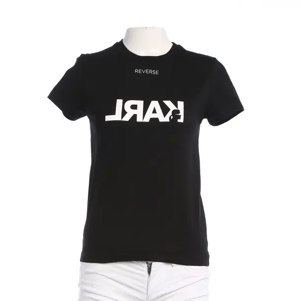 Camicia, in Nero, Cotone, Karl Lagerfeld