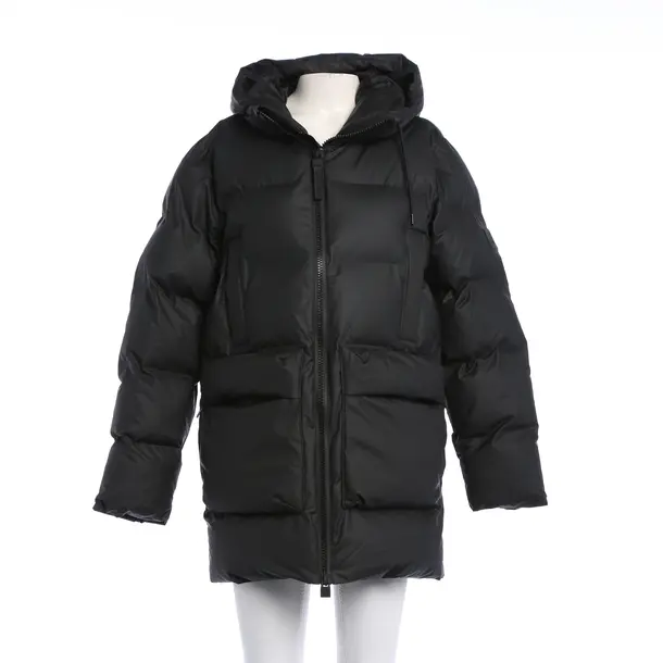 Winter Jacket, in Black, Polyester, Rains