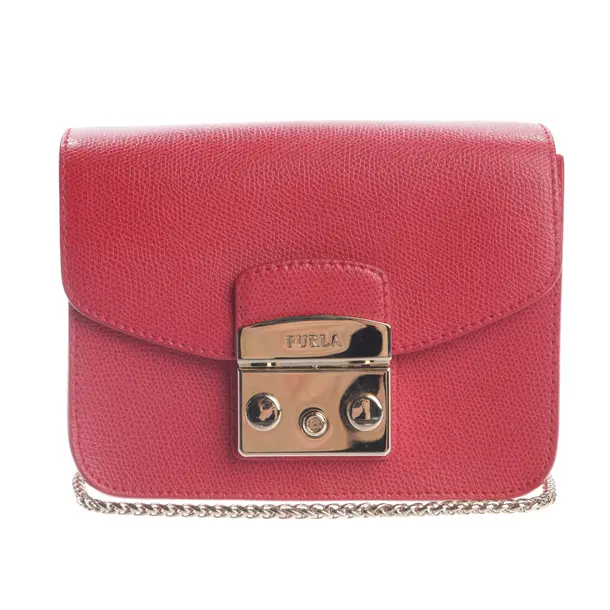 Evening Bag, in Red, Leather, Furla