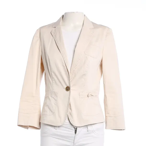 Blazer, in Beige, Cotton, Marc Cain