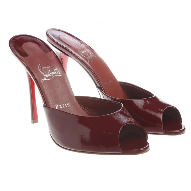 Heeled Sandals, in Bordeaux, Christian Louboutin