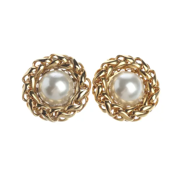 Earrings, in Gold, Metal (metallic, metallized), Jennifer Behr