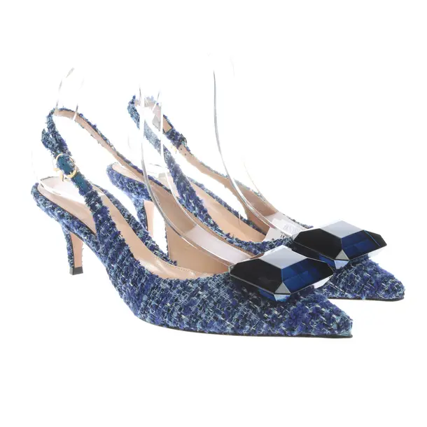 Slingbacks, in Blau, Gianvito Rossi