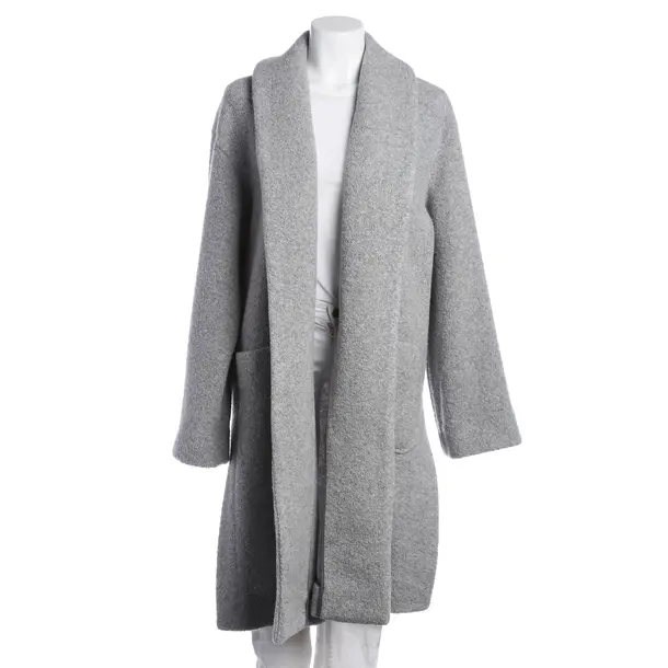 Mid-Season Coat, in Gray, Wool, Max Mara