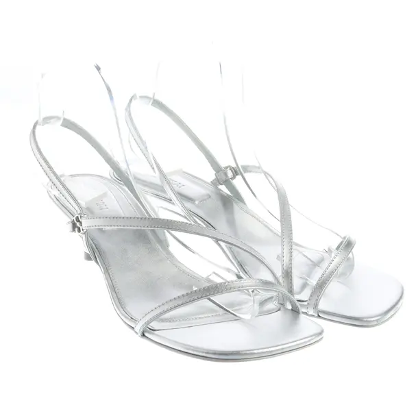 Heeled Sandals, in Silver, Jonathan Simkhai