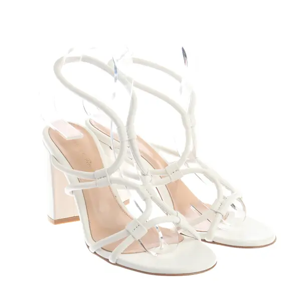 Heeled Sandals, in White, Gianvito Rossi