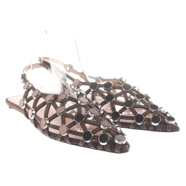 Slingbacks, in Braun, The Attico