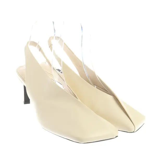Slingbacks, in Cream, Jil Sander