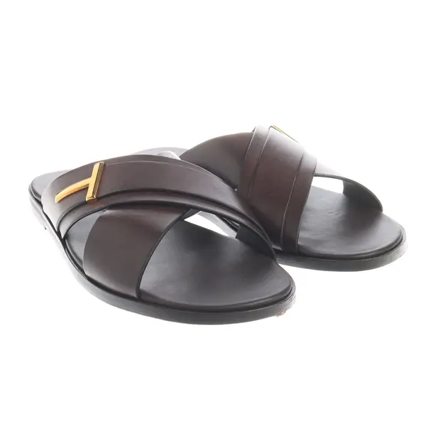 Sandals, in Dark Brown, Tom Ford