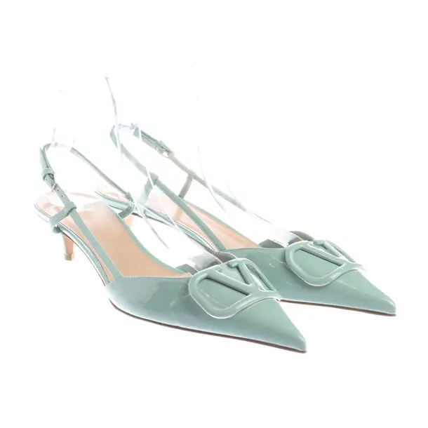 Slingbacks, in Mint Green, Valentino