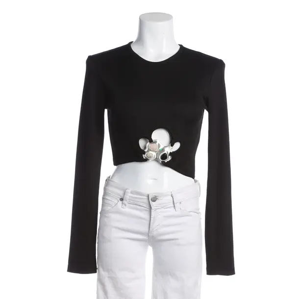 Blouse, in Black, Polyester, Christopher Esber