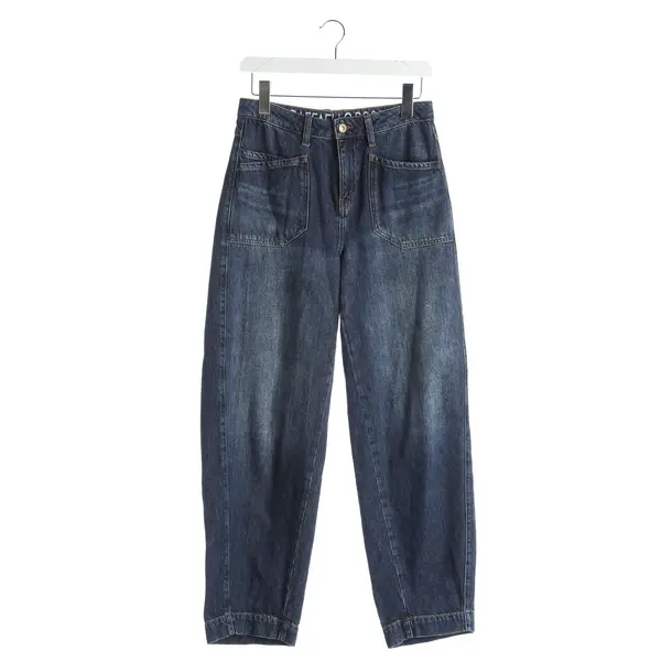 Boyfriend Jeans, in Blue, Cotton, Raffaello Rossi