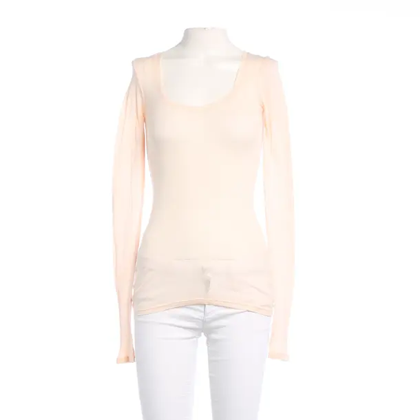 Long Sleeve Shirt, in Peach, Cotton, American Vintage