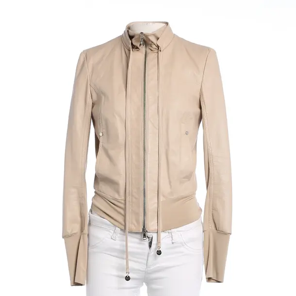 Giacca in pelle, in Beige, Pelle, Patrizia Pepe