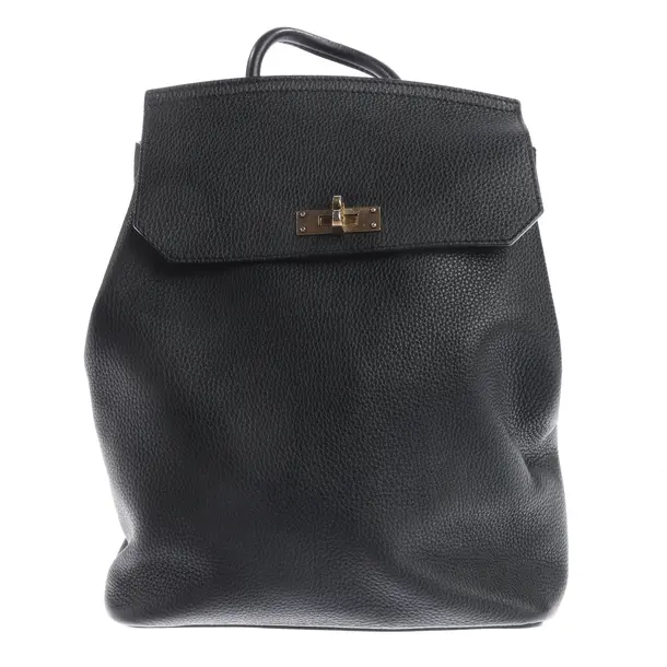 Rucksack, in Schwarz, Leder, Bally