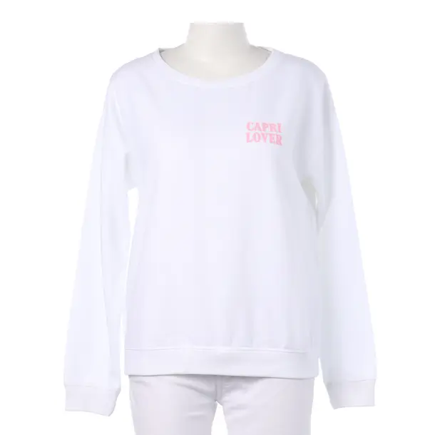 Felpa, in Bianco, Cotone, Juvia