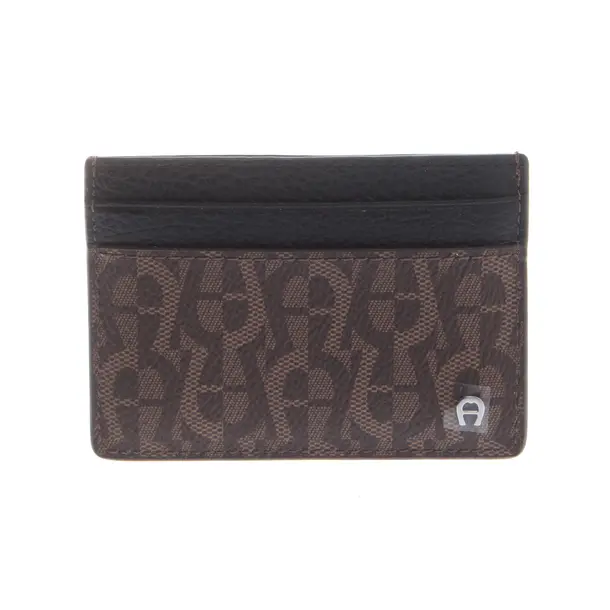 Card Holder, in Dark Brown, Leather, Aigner