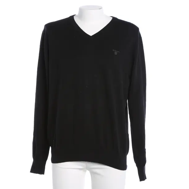 Pullover, in Schwarz, Baumwolle, Gant