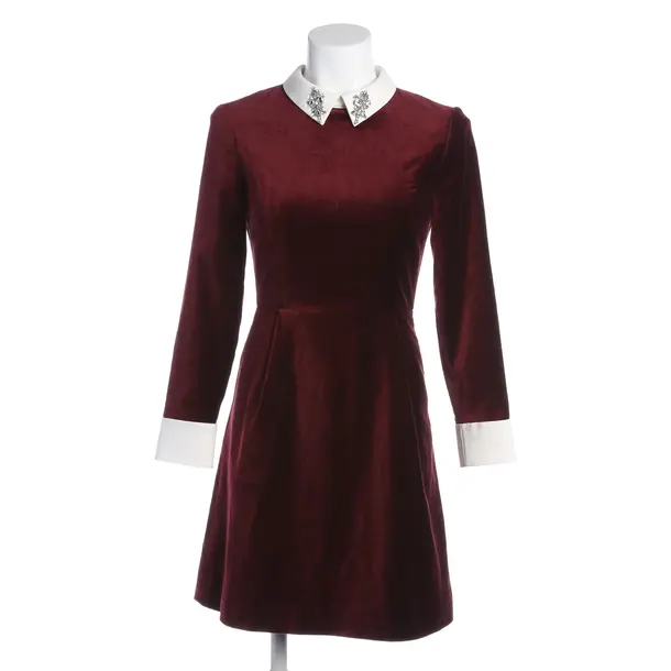 Cocktailkleid, in Bordeaux, Baumwolle, Ted Baker