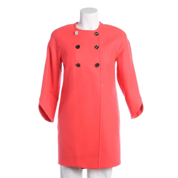 Mid-Season Coat, in Neon Red, Wool, Ted Baker