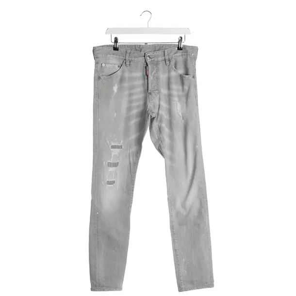 Jeans slim fit, in Grigio chiaro, Cotone, Dsquared