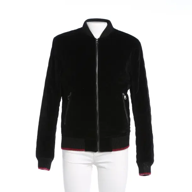 Bomber Jacket, in Black, Cotton, Dolce & Gabbana
