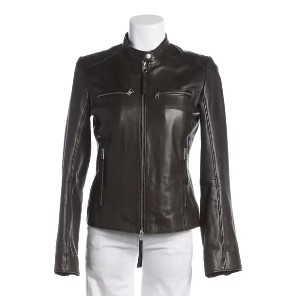 Giacca in pelle, in Marrone scuro, Pelle, Marc O'Polo