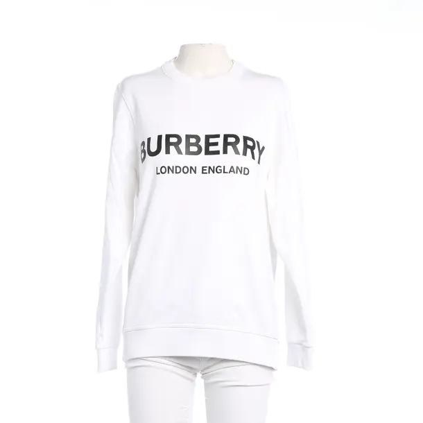 Sweatshirt, in White, Cotton, Burberry