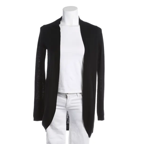 Cardigan, in Black, Cashmere, FTC Cashmere