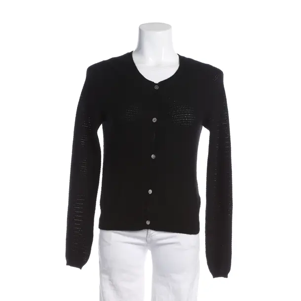 Cardigan, in Nero, Cachemire, FTC Cashmere